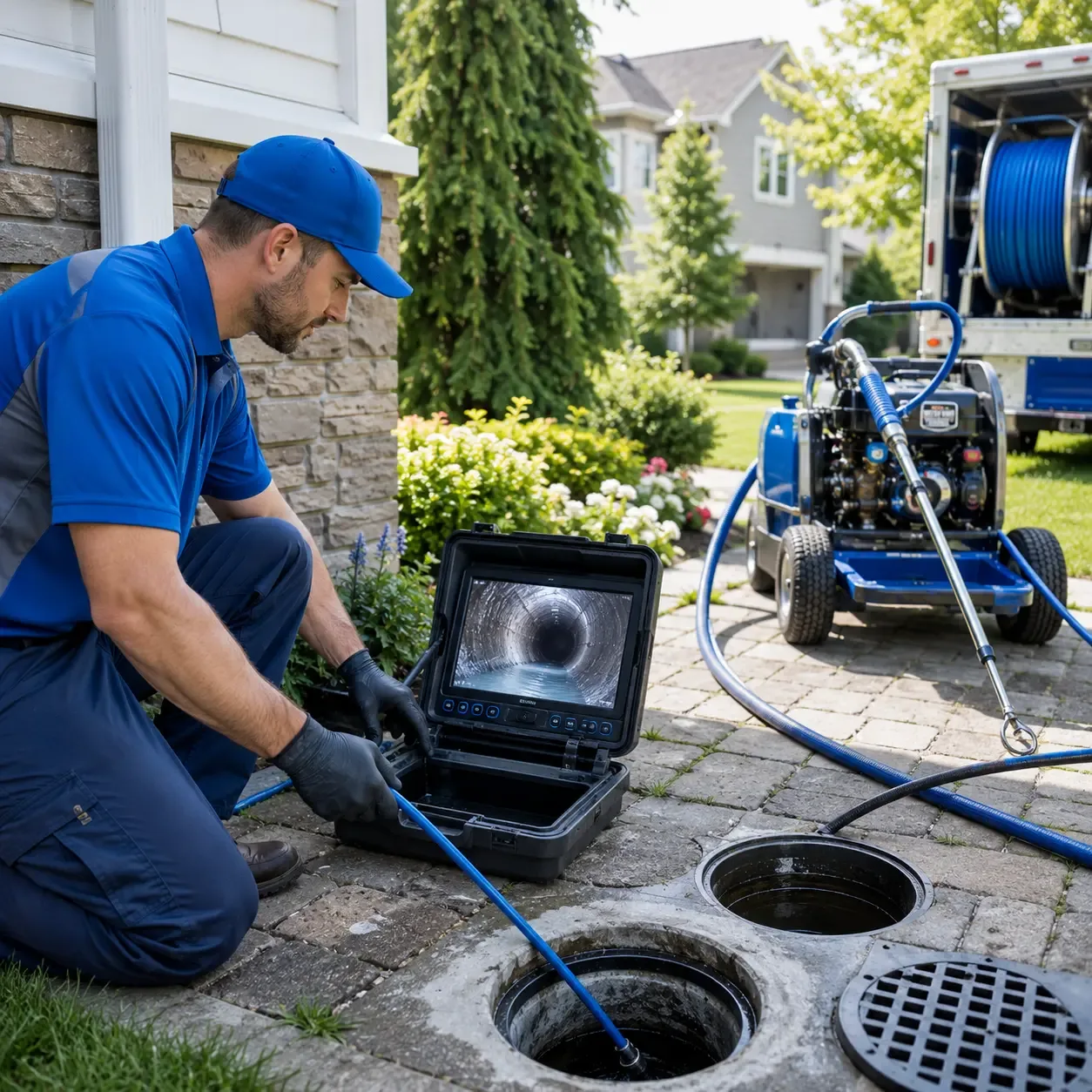 Outdoor drain cleaning professionals serving Palmer, IA